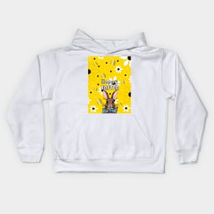 HAPPY Easter Golden Eggs Kids Hoodie